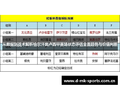从数据到战术解析恰尔汗奥卢西甲赛场状态评估全面趋势与价值判断